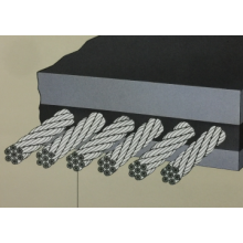 Steel cord for conveyor belt